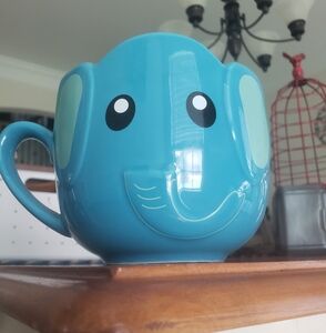 Blue Elephant Mug Cup